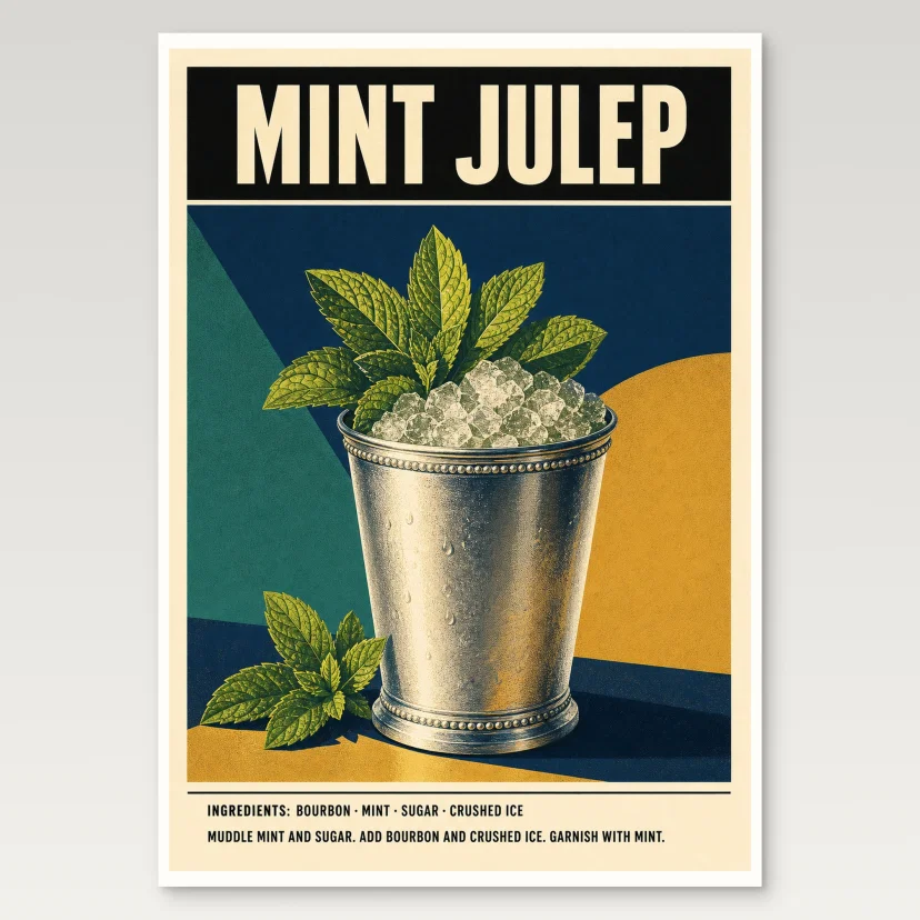 Mint Julep Poster
