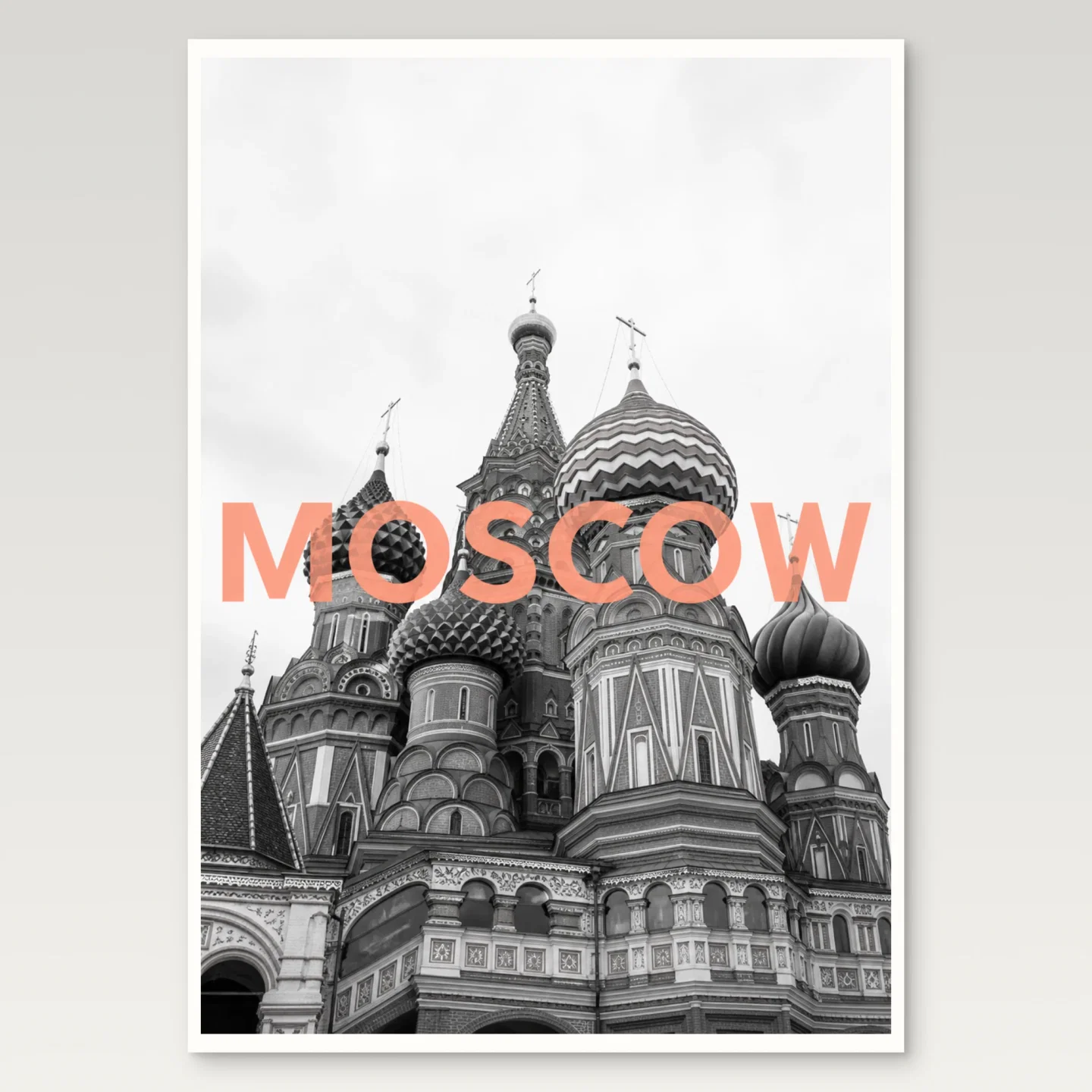 Moscow Poster mockup