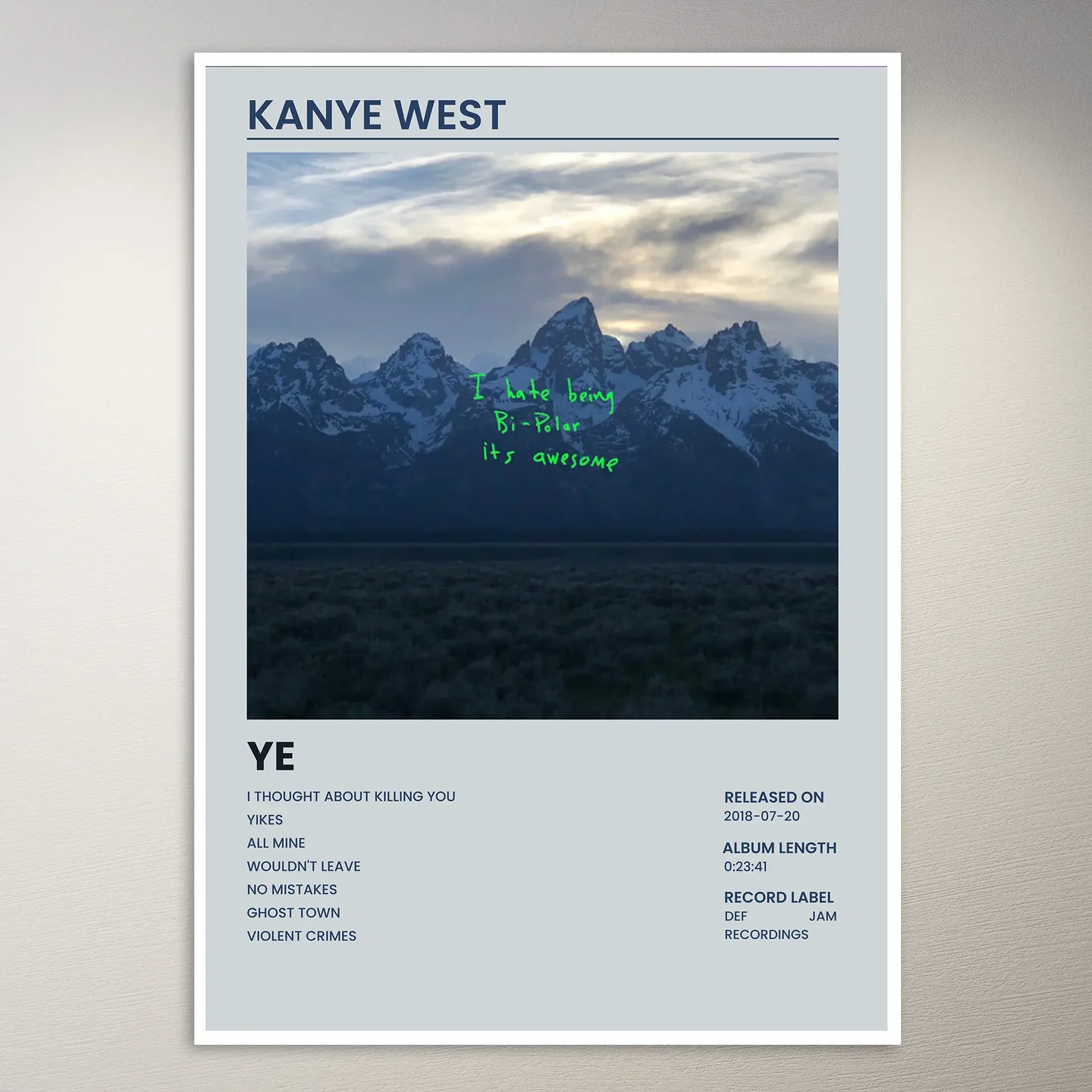 Kanye West Poster