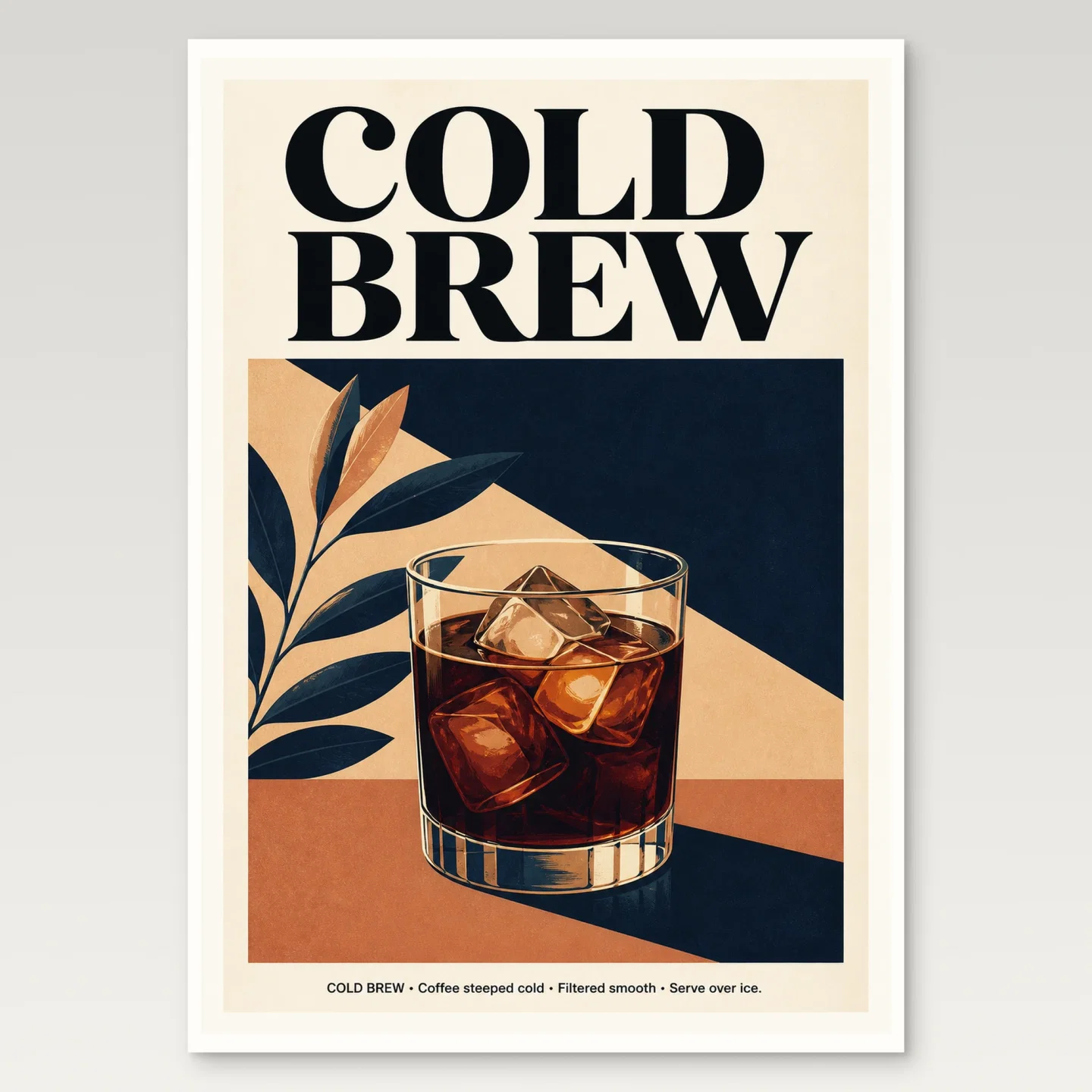 Cold Brew Poster mockup