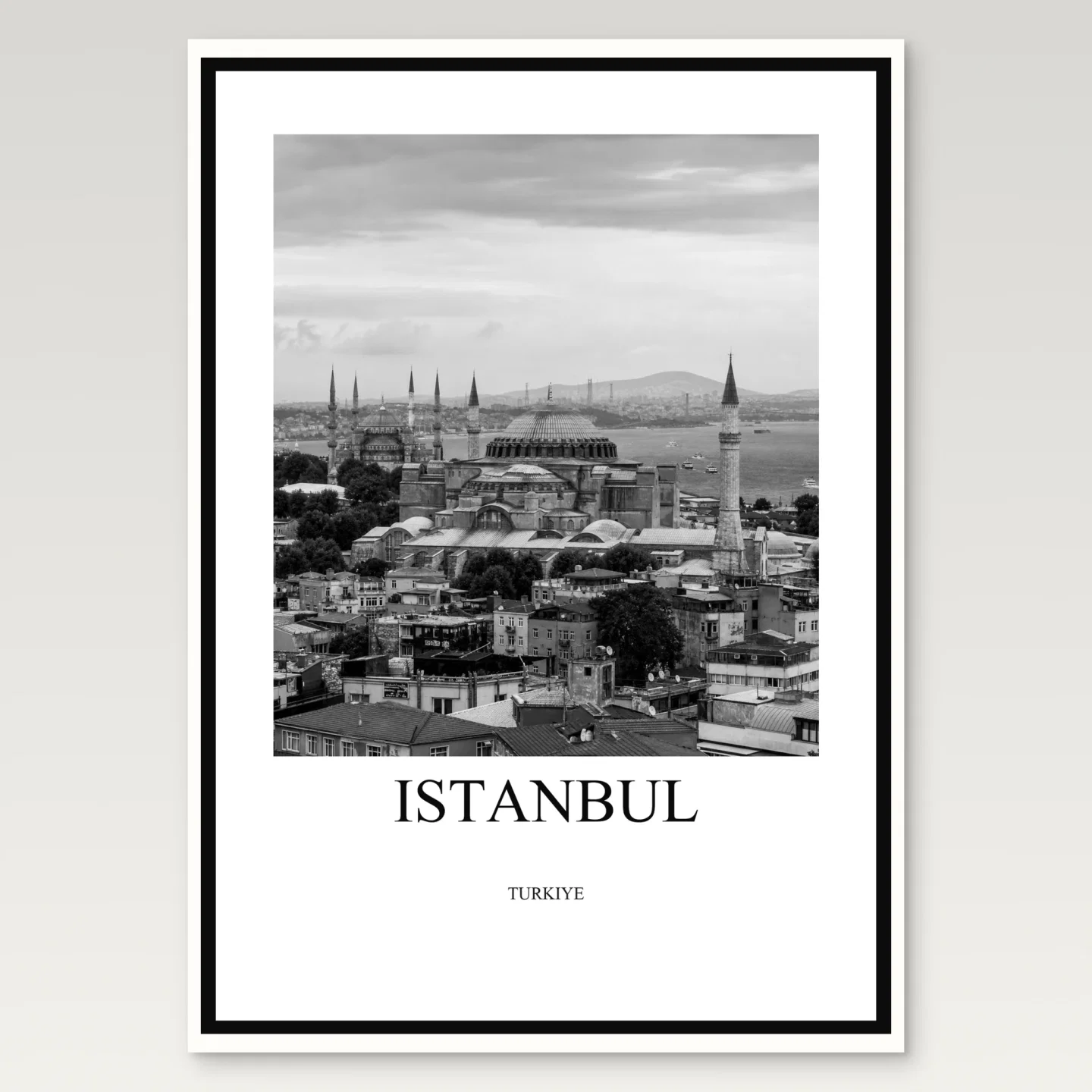 Istanbul Poster mockup