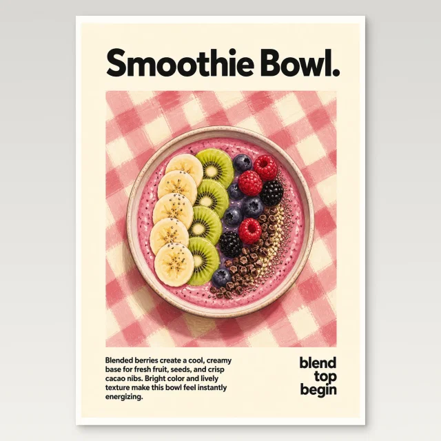 Smoothie Bowl Poster