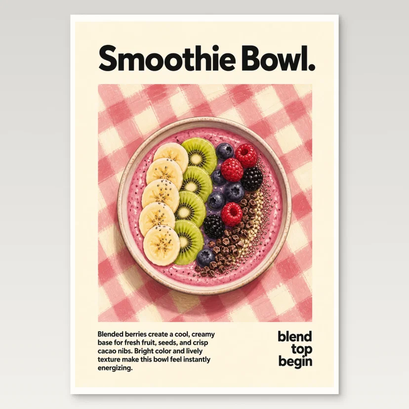 Smoothie Bowl Poster