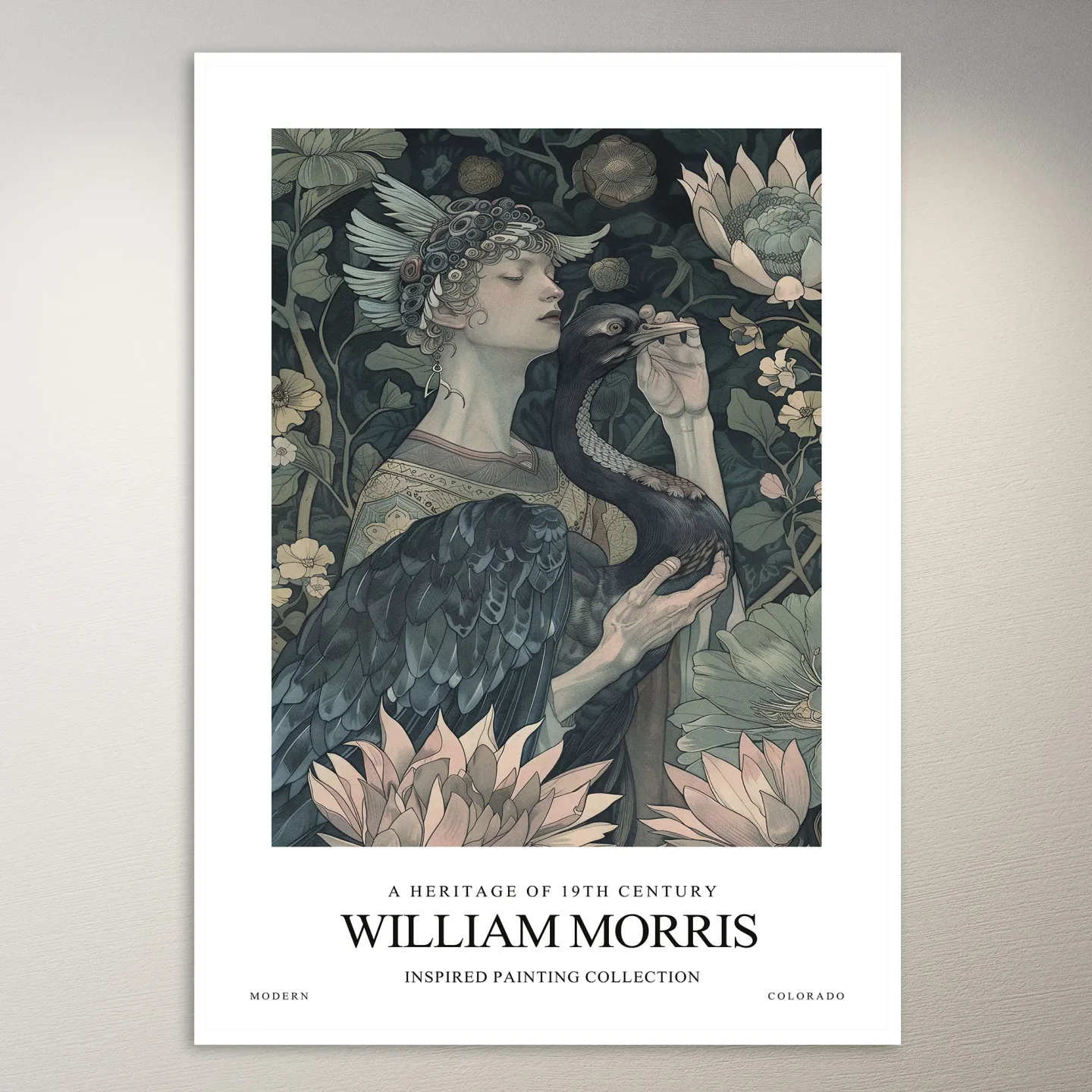 William Morris Inspired Painting | Art Poster