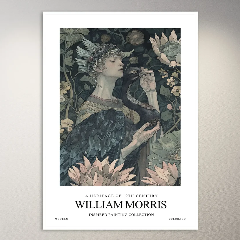 William Morris Inspired Painting | Art Poster