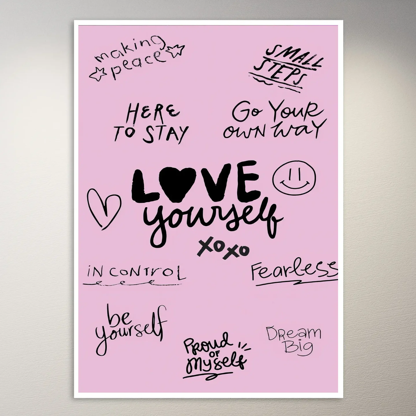 Love Yourself and Dream Big Poster