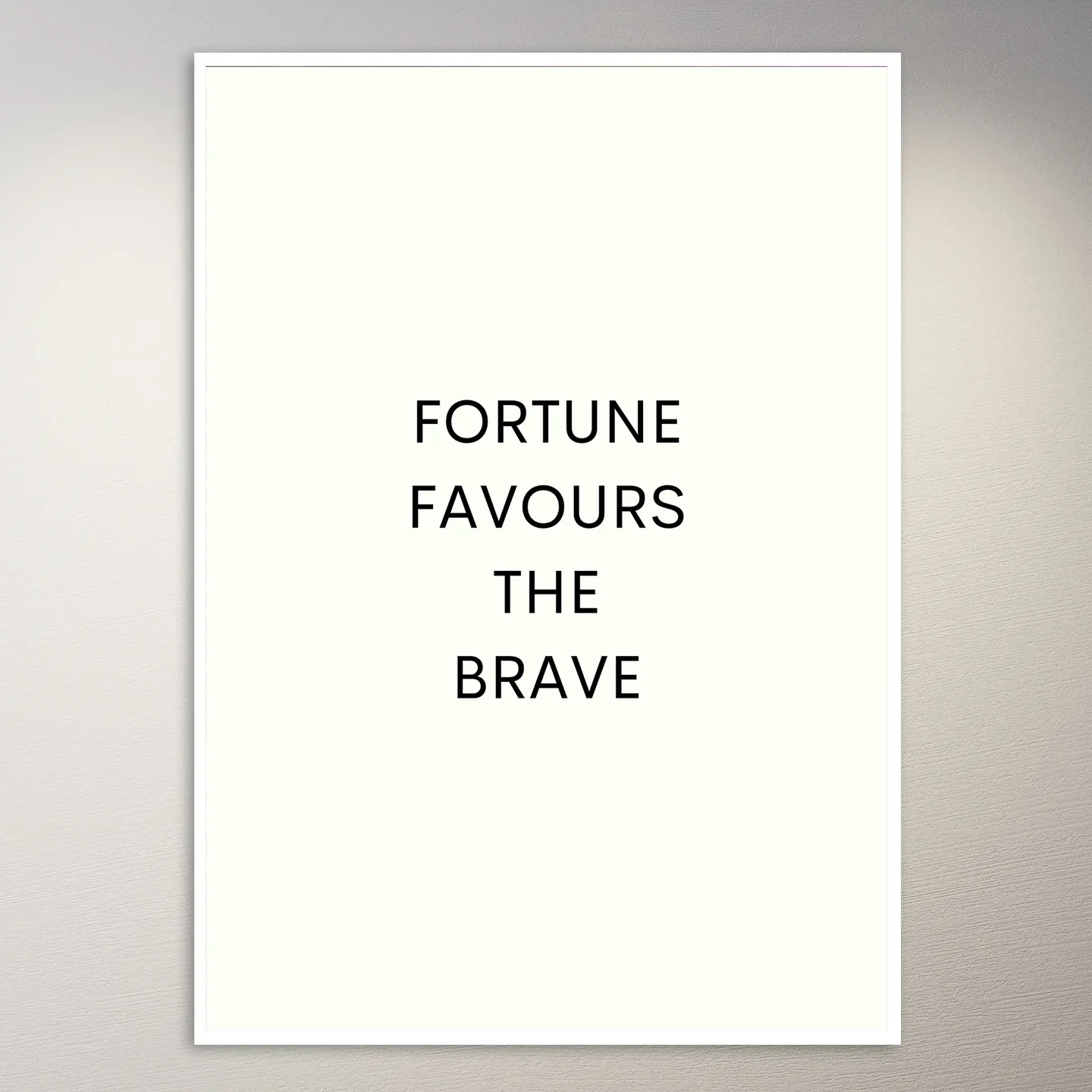 Motivational Quote Wall Poster
