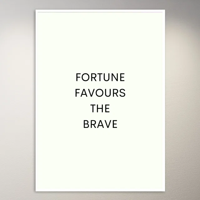 Motivational Quote Wall Poster