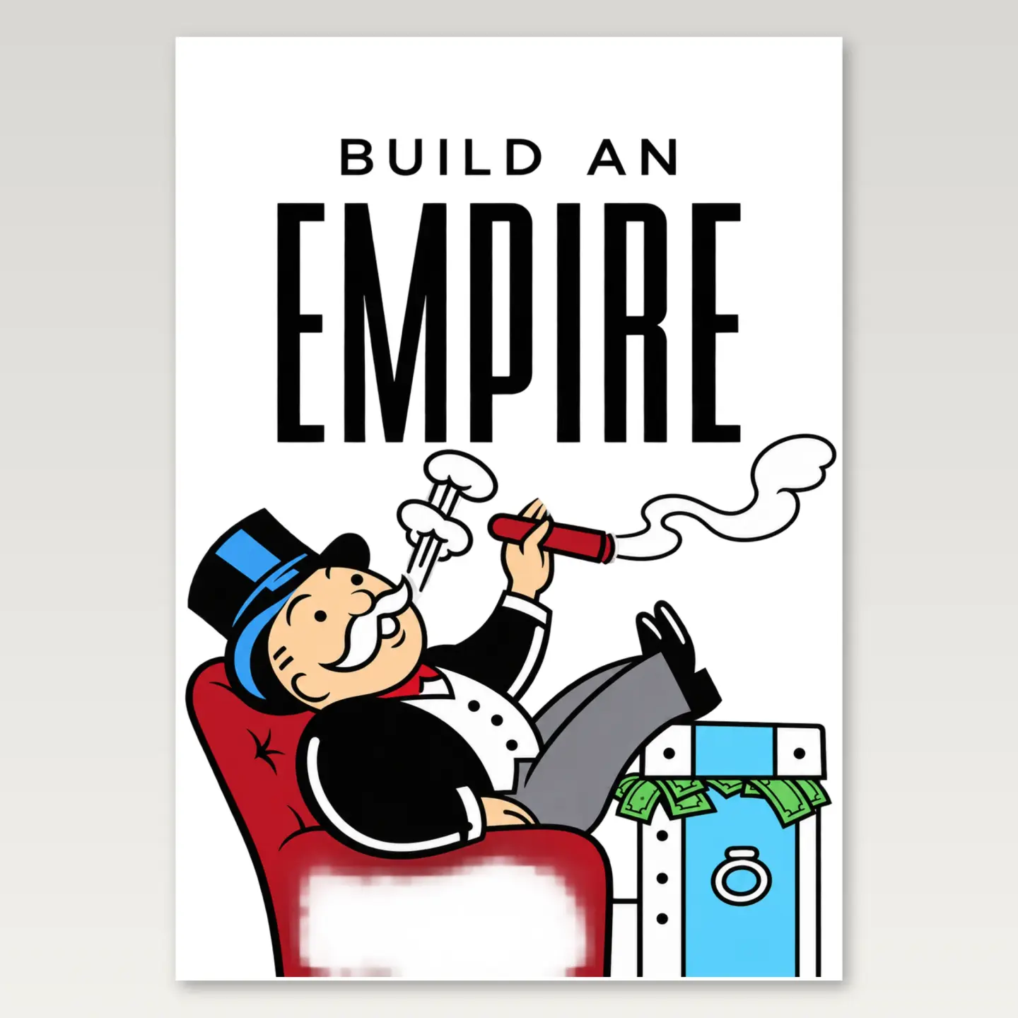 Build An Empire A4 Poster mockup
