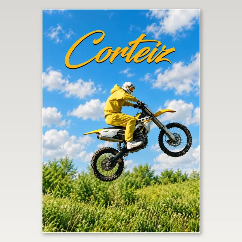 Corteiz Dirt Bike A4 Poster