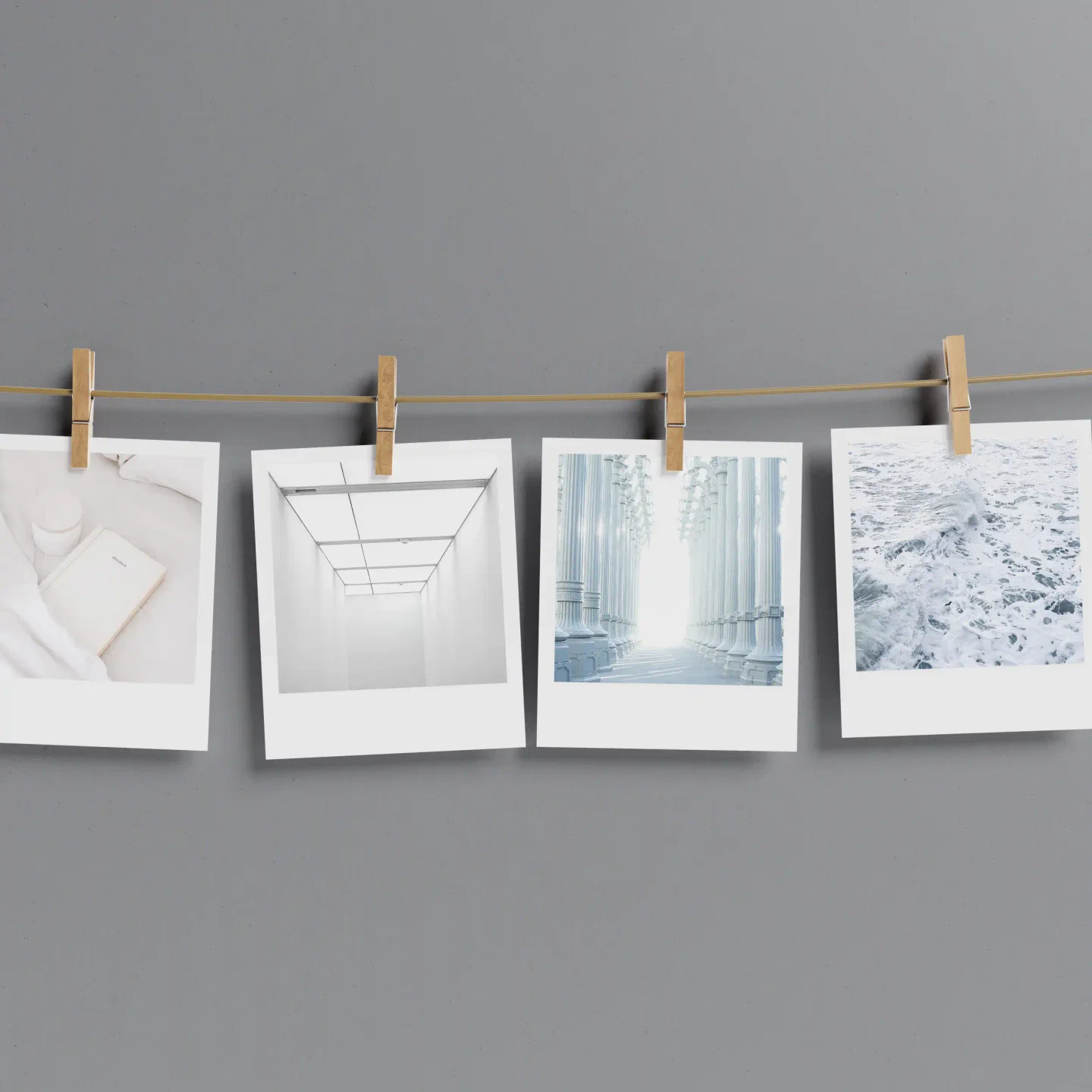 White Prints Set of 12