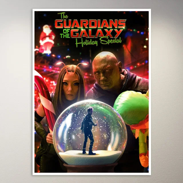 Guardians Holiday Special Snow Globe Poster