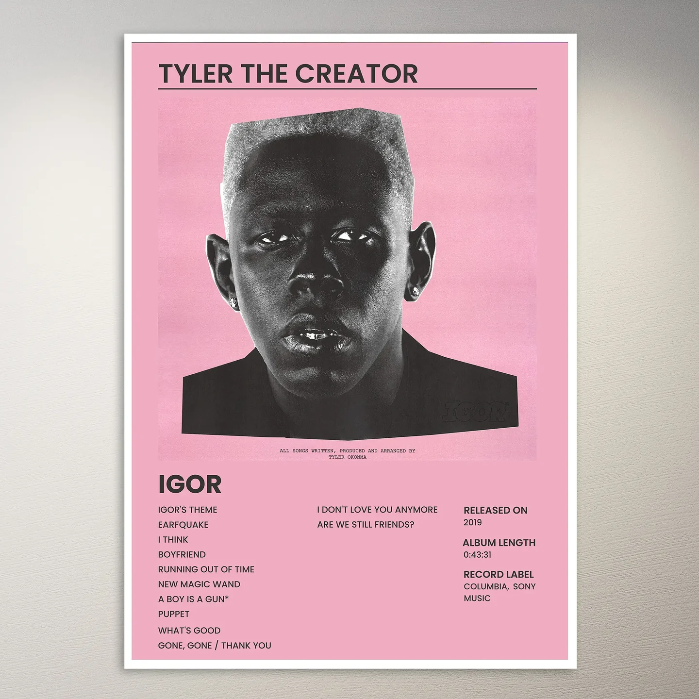 Tyler the Creator Poster