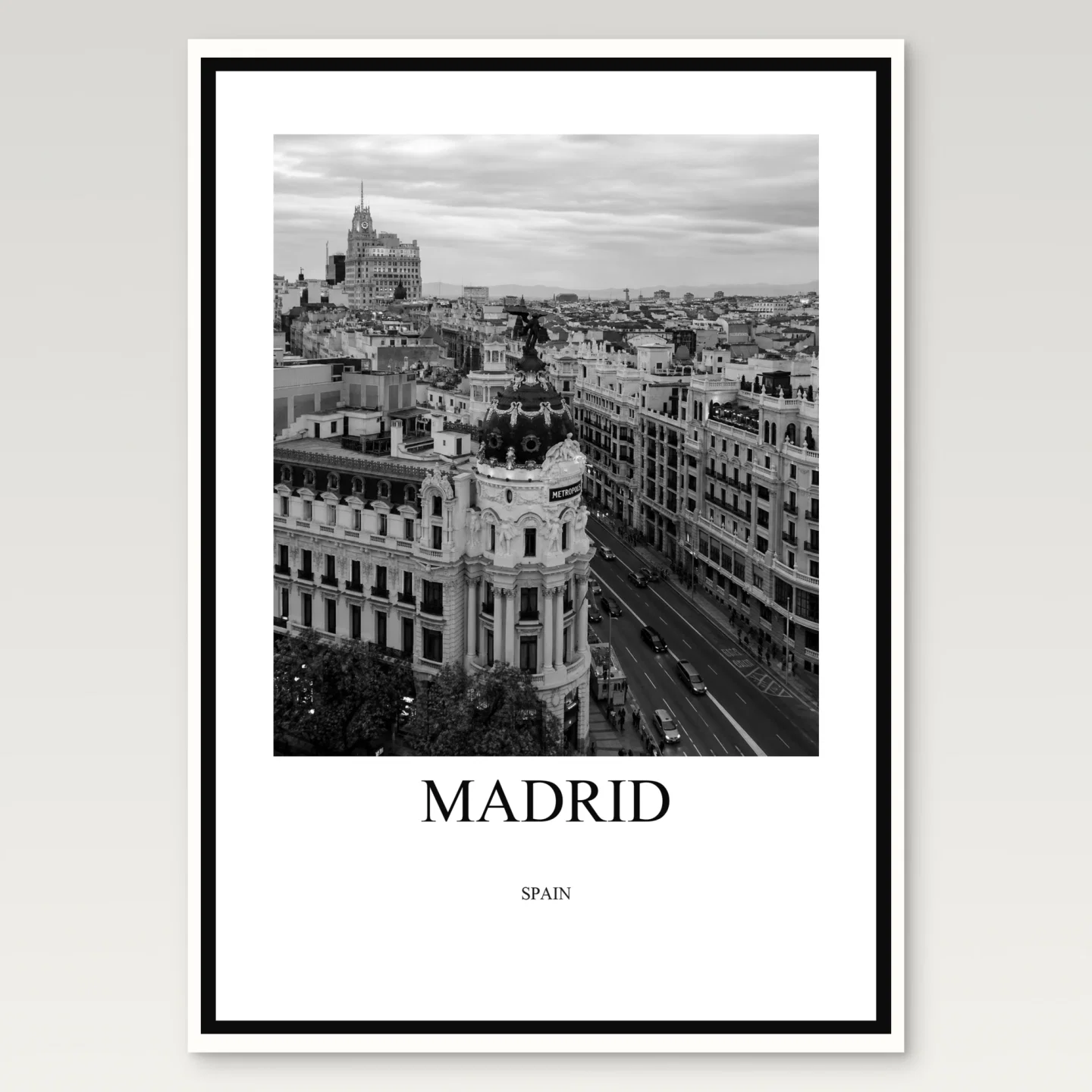 Madrid Poster mockup