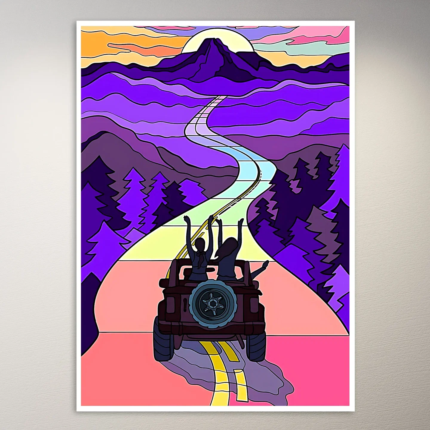 Trippy Art Poster