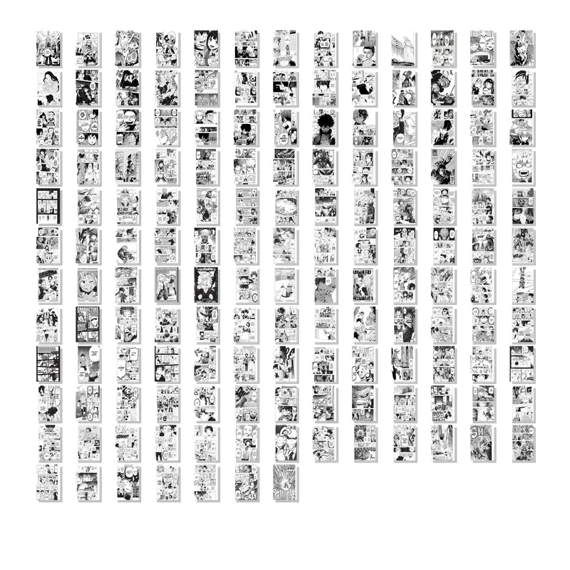 Manga Set of 150 Collage Kit