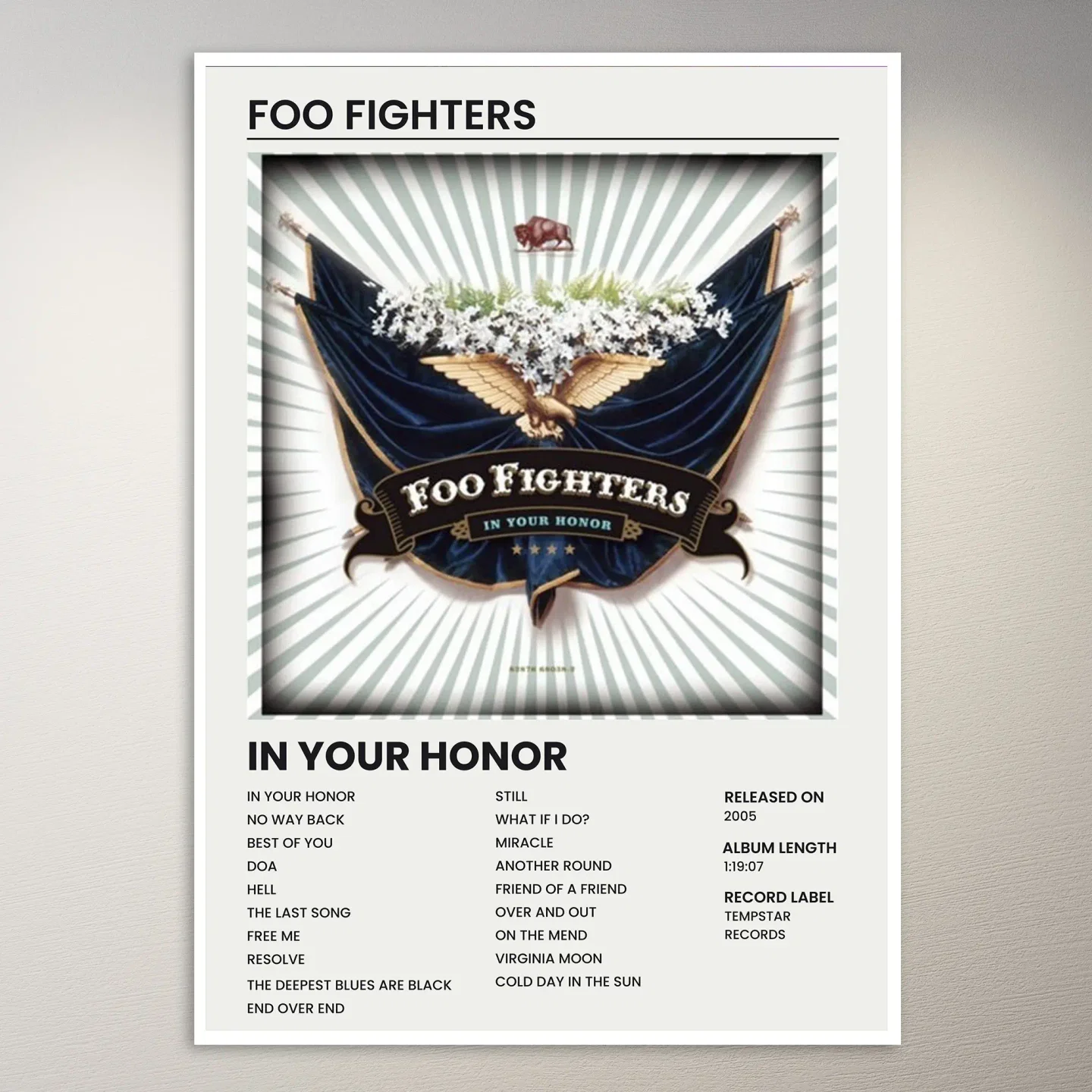 Foo Fighters Poster