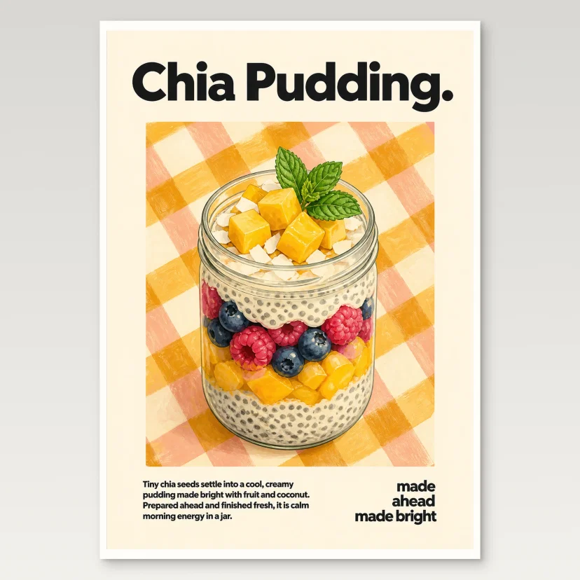Chia Pudding Poster