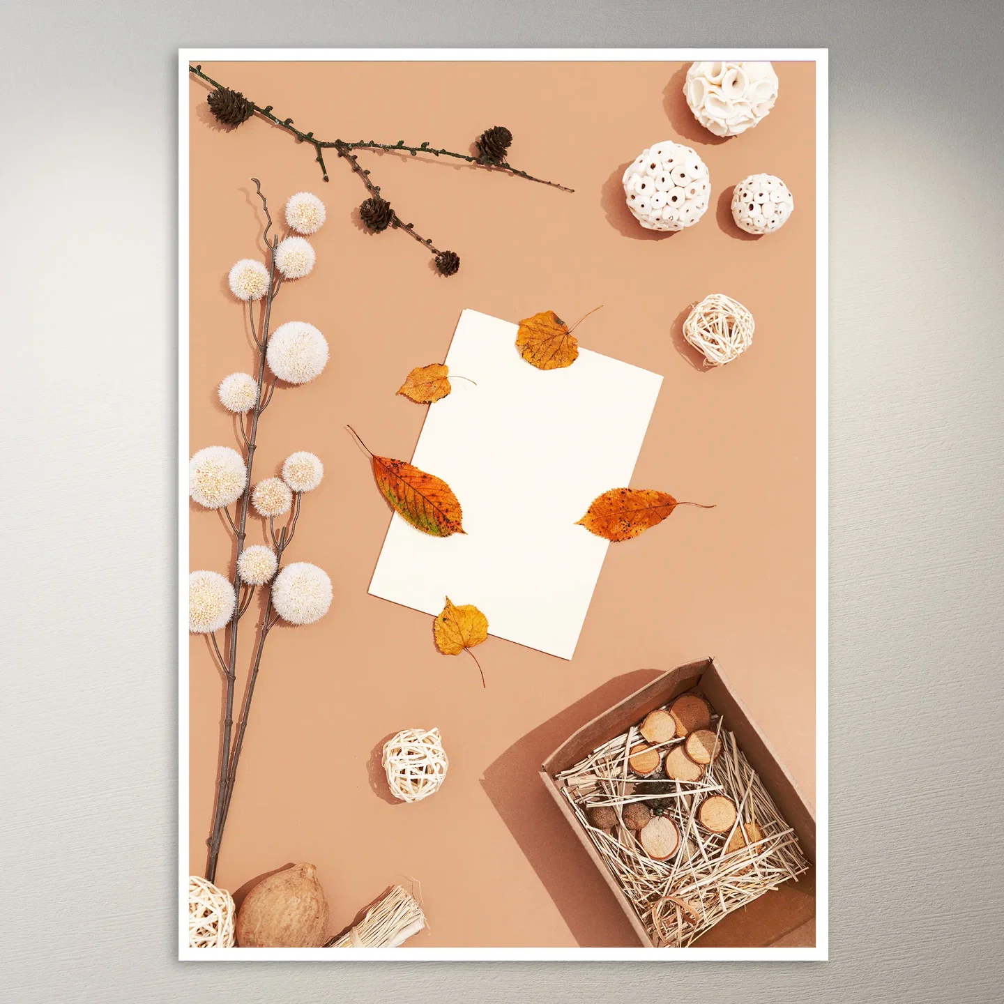 Aesthetic Flower Background Poster