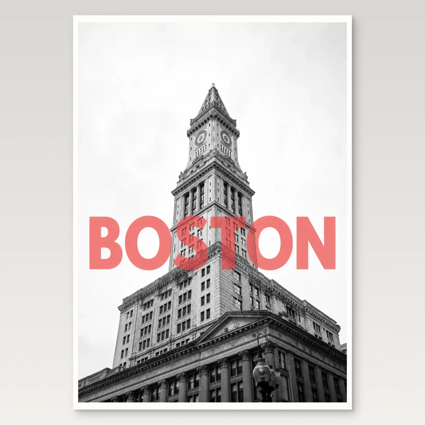 Boston Poster mockup