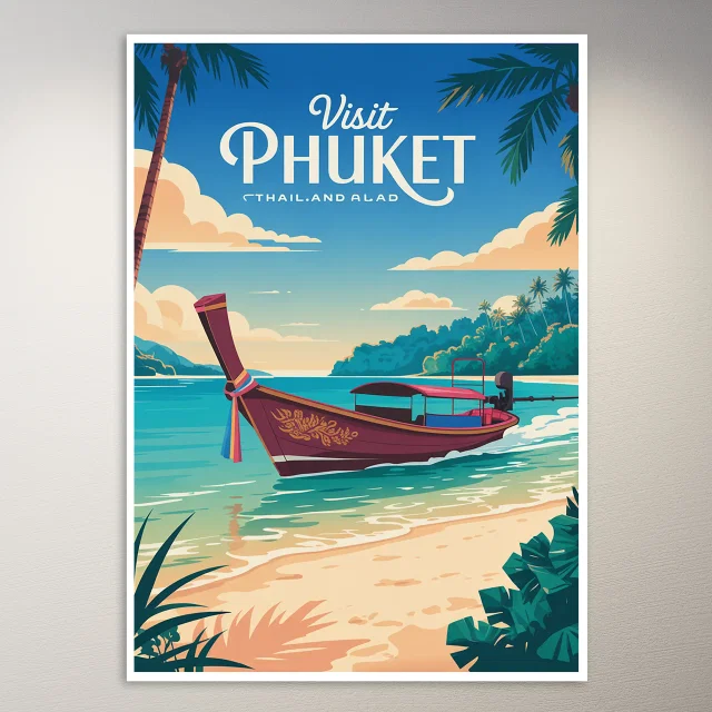 Phuket Travel Poster