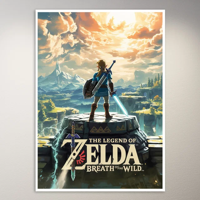 The Legend of Zelda Breath of the Wild Poster