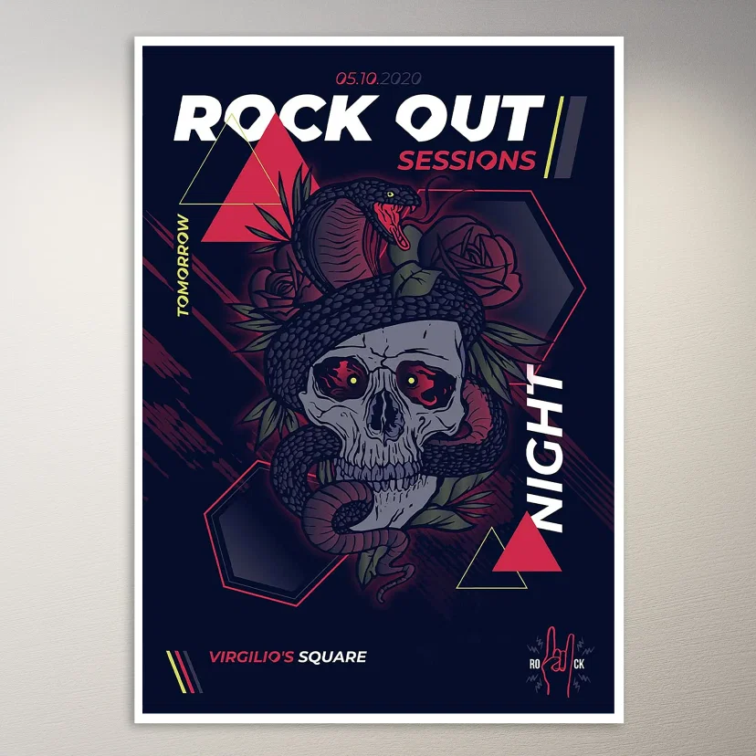 Random Aesthetics Wall Poster