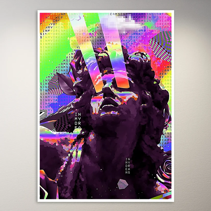 Trippy Art Poster