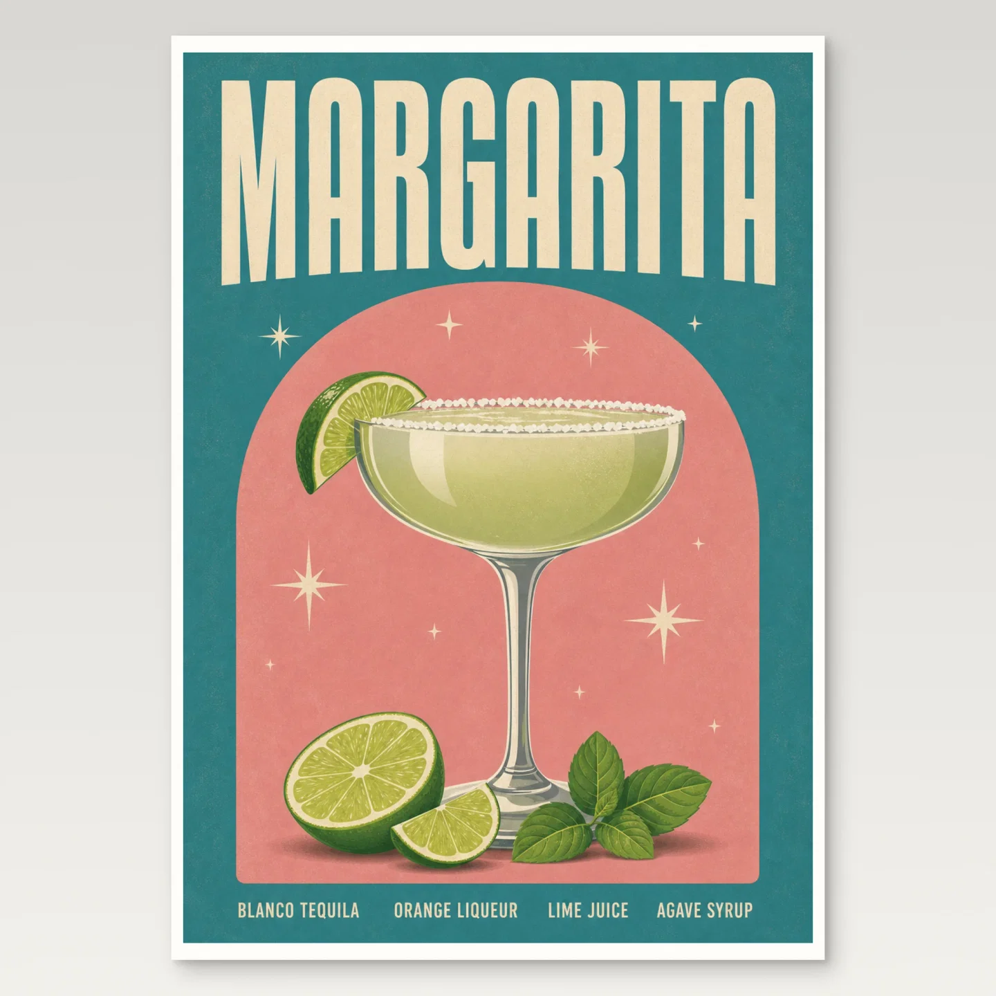 Margarita Poster mockup