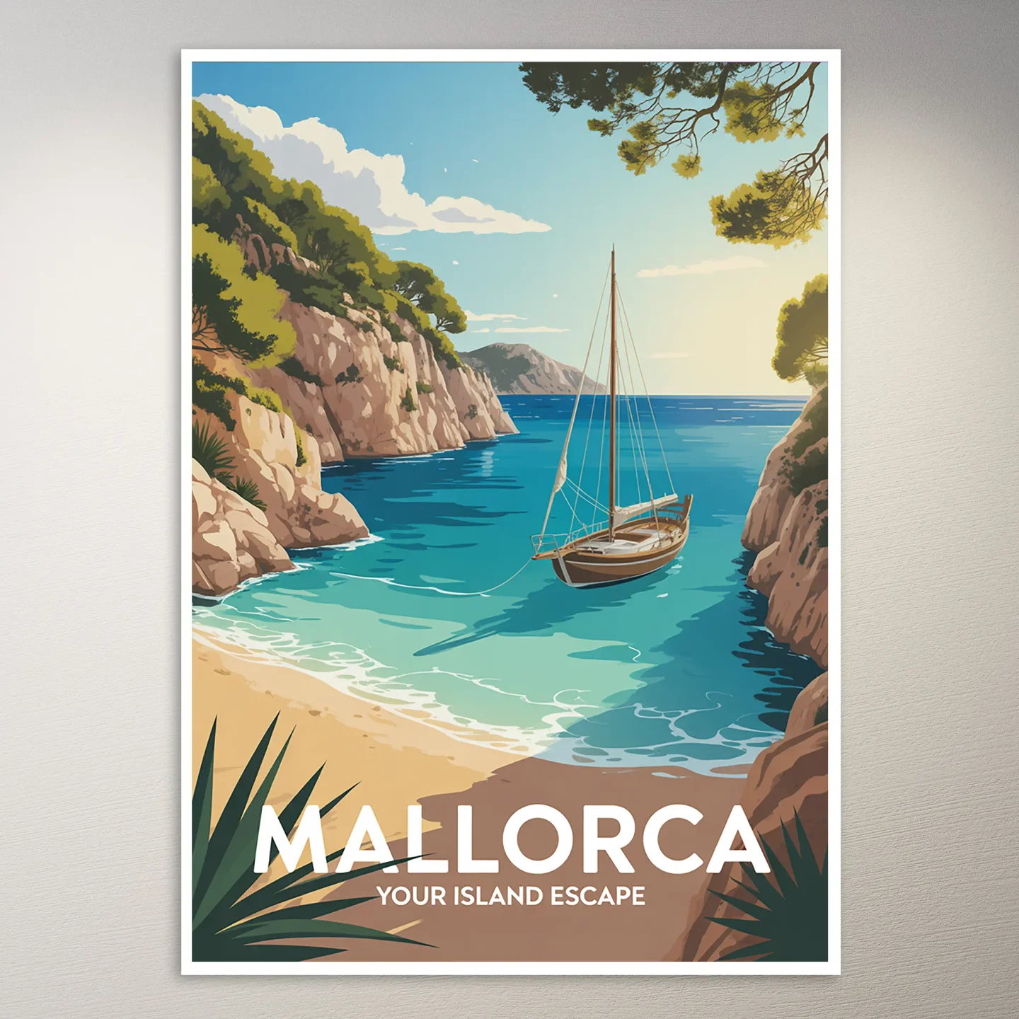 Mallorca Travel Poster