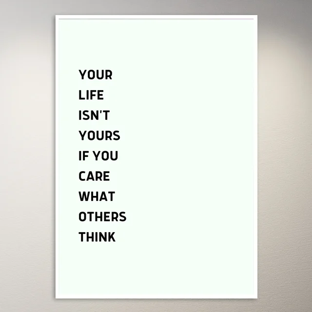 Motivational Quote Wall Poster