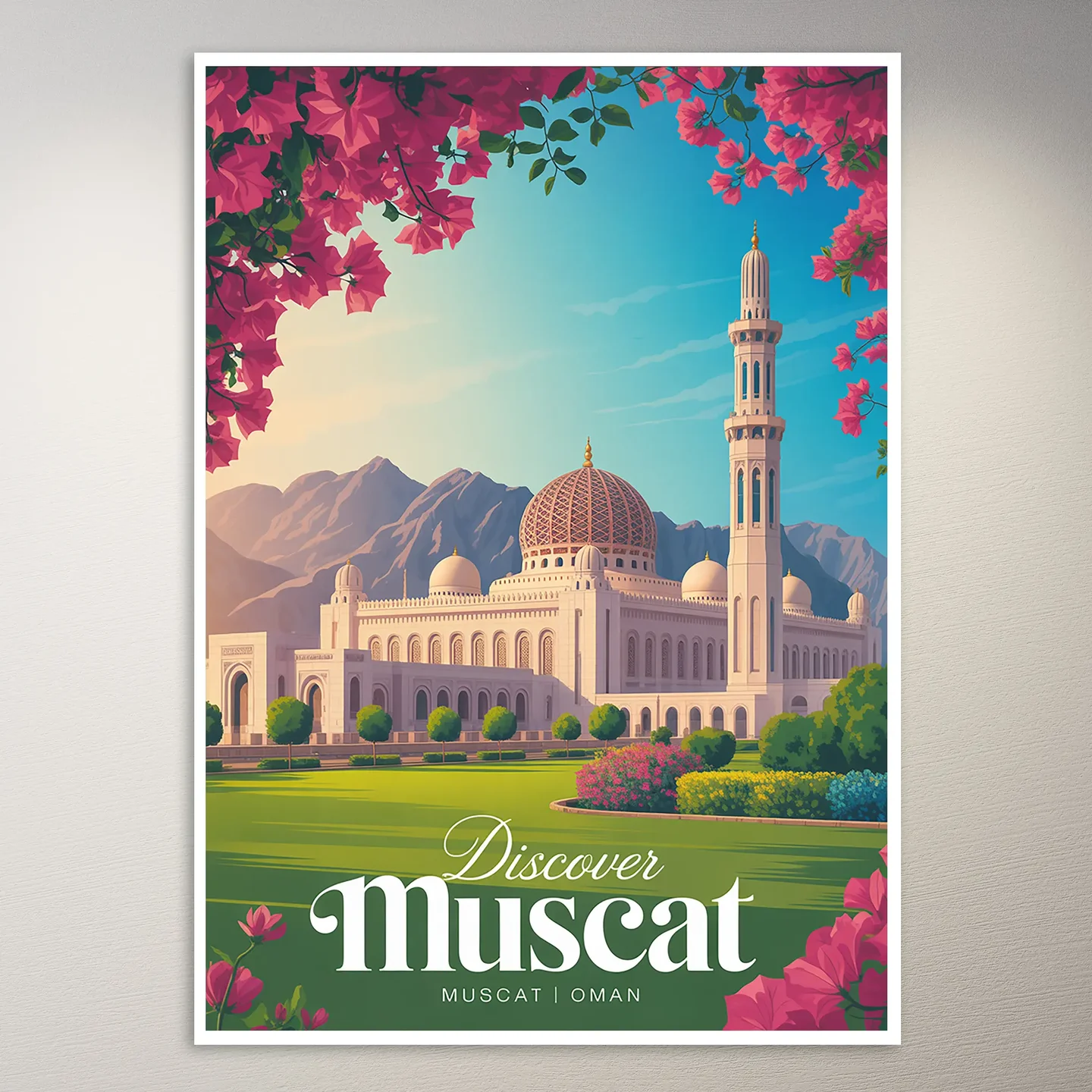 Muscat Travel Poster