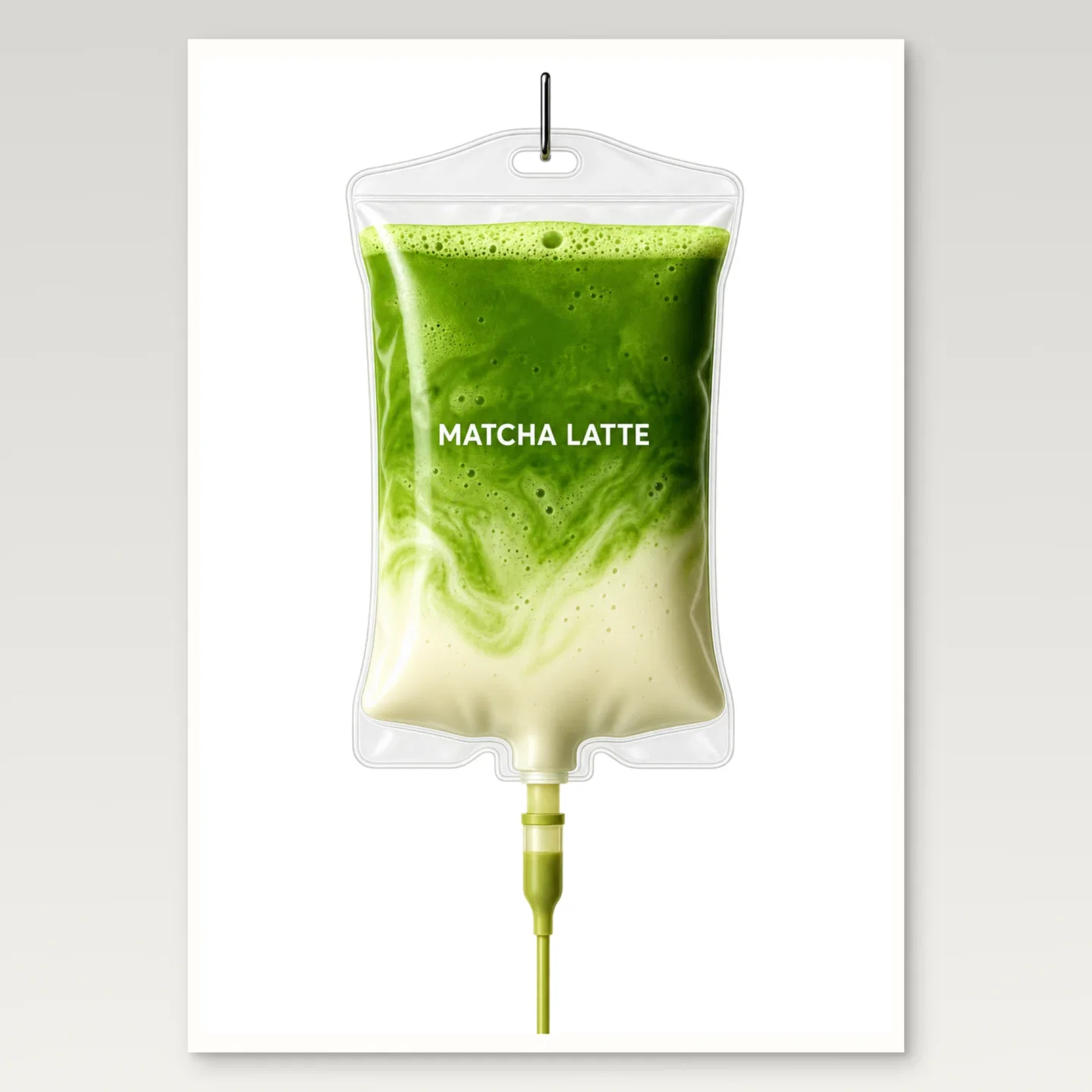 Matcha Latte IV Poster mockup