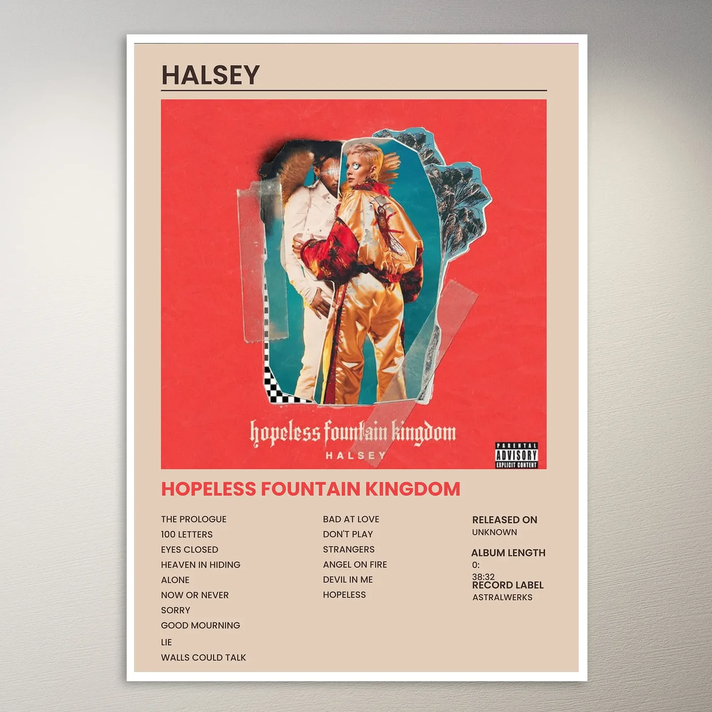 Halsey Poster
