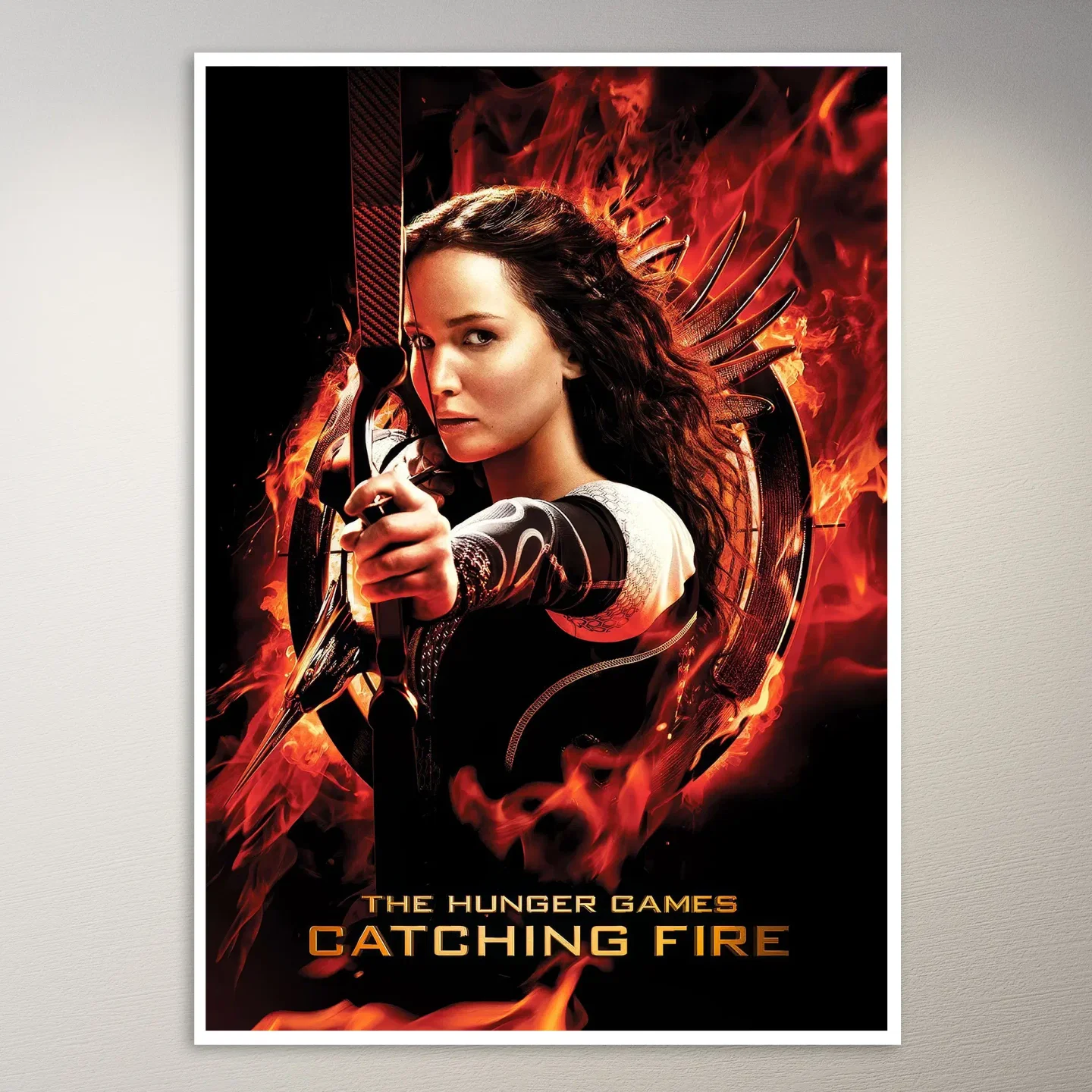 Katniss with Bow Poster
