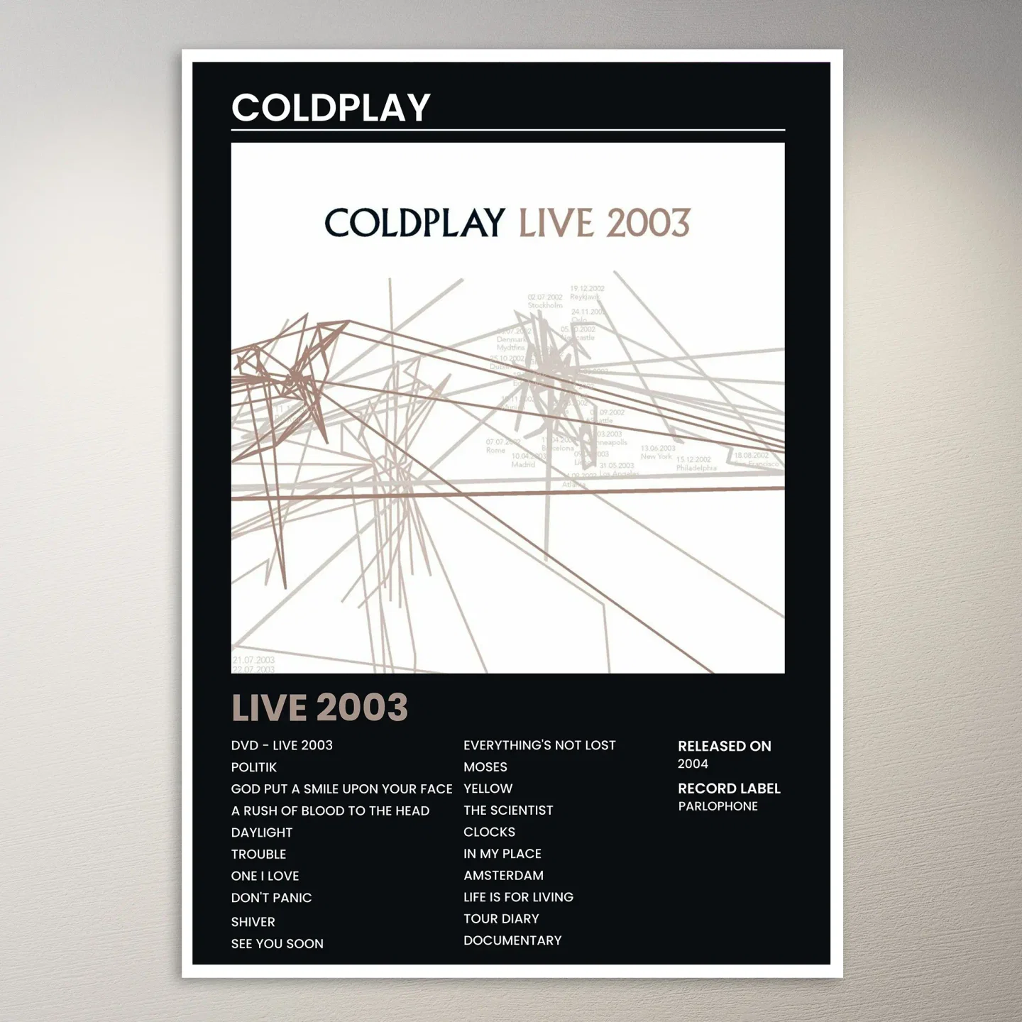 Coldplay Poster