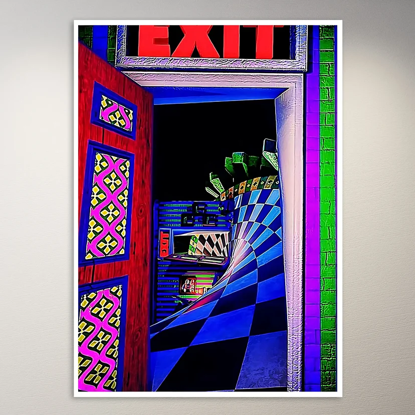 Trippy Art Poster