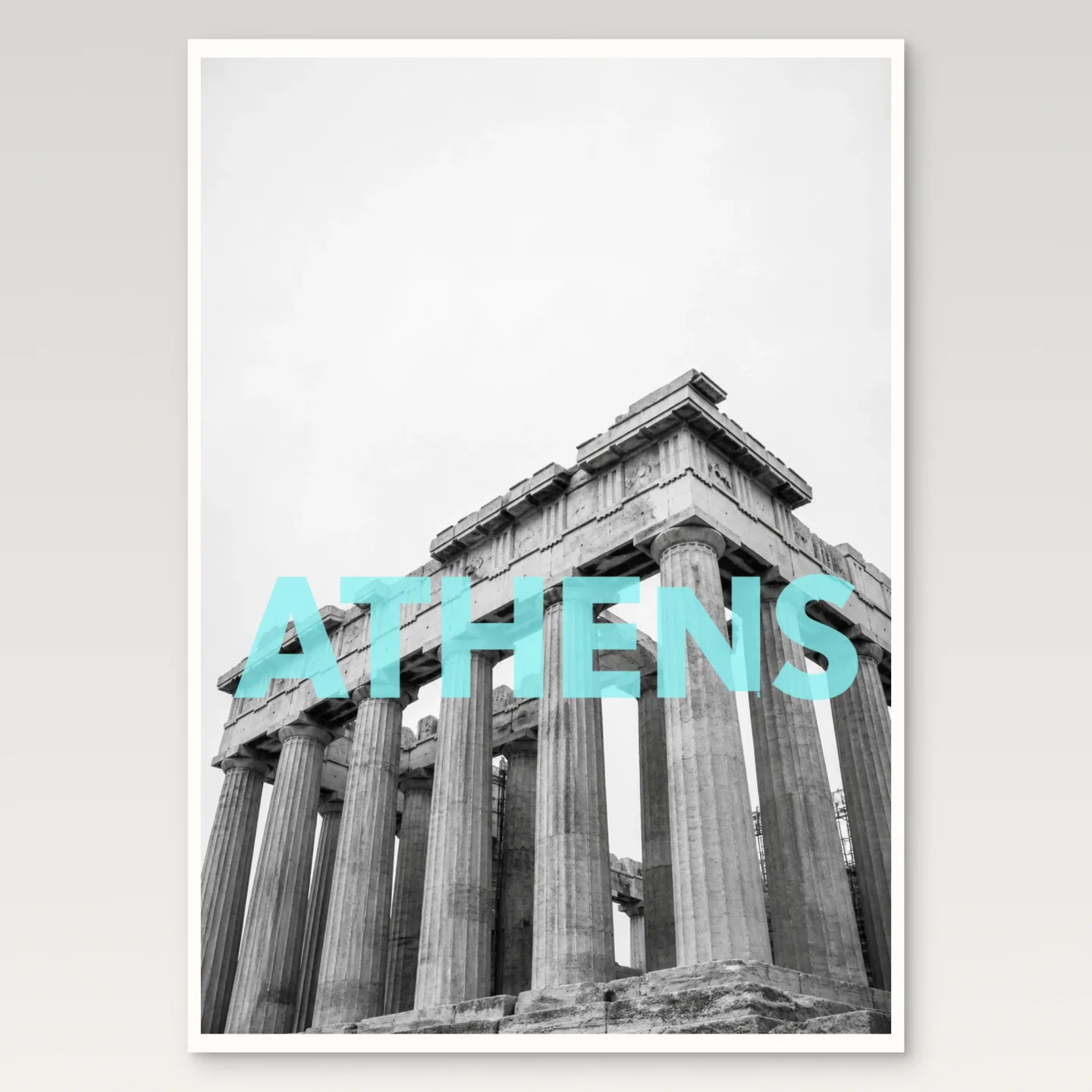 Athens Poster mockup