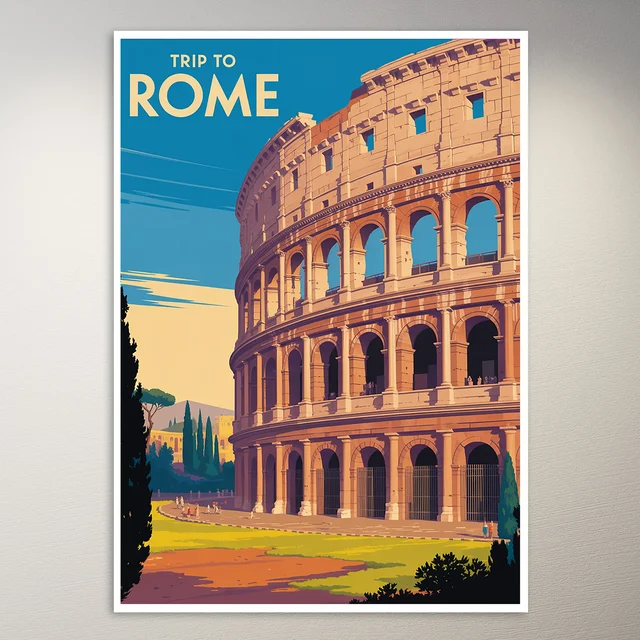 Rome Travel Poster