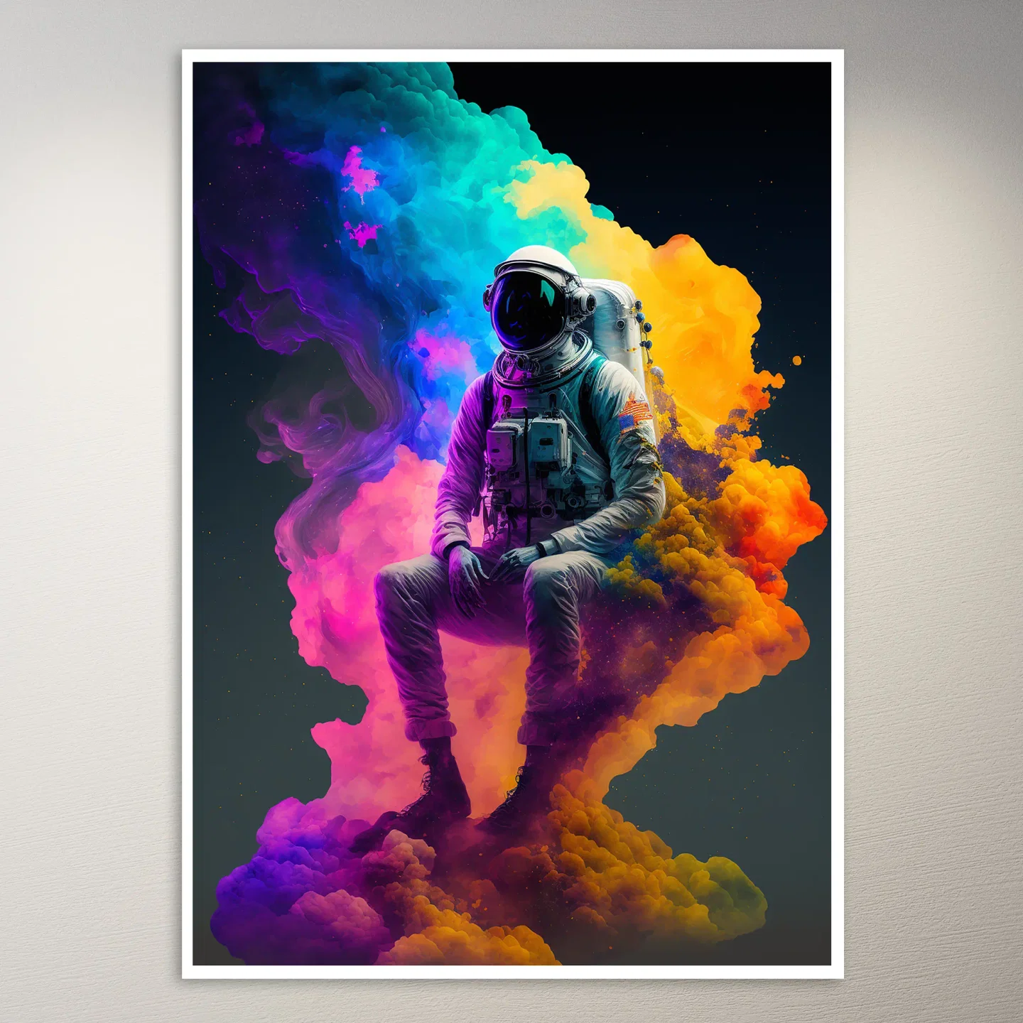 Fantasy Astronaut Astronomy Poster