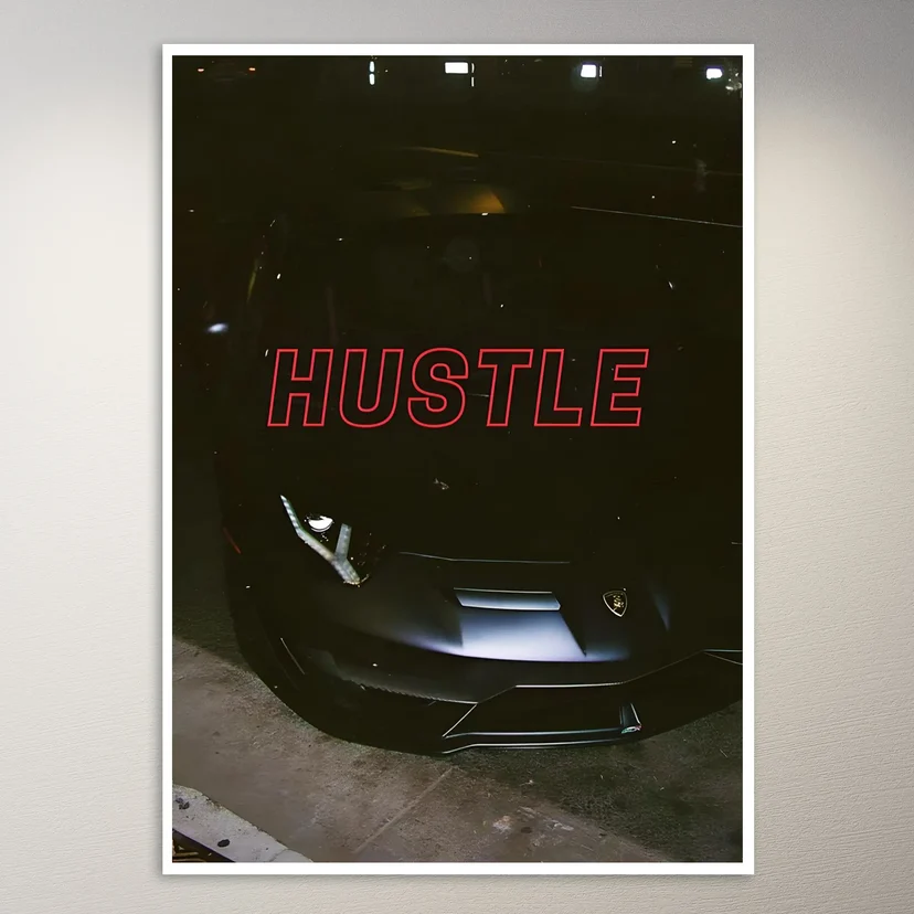 Hustle | Money Mindset Poster