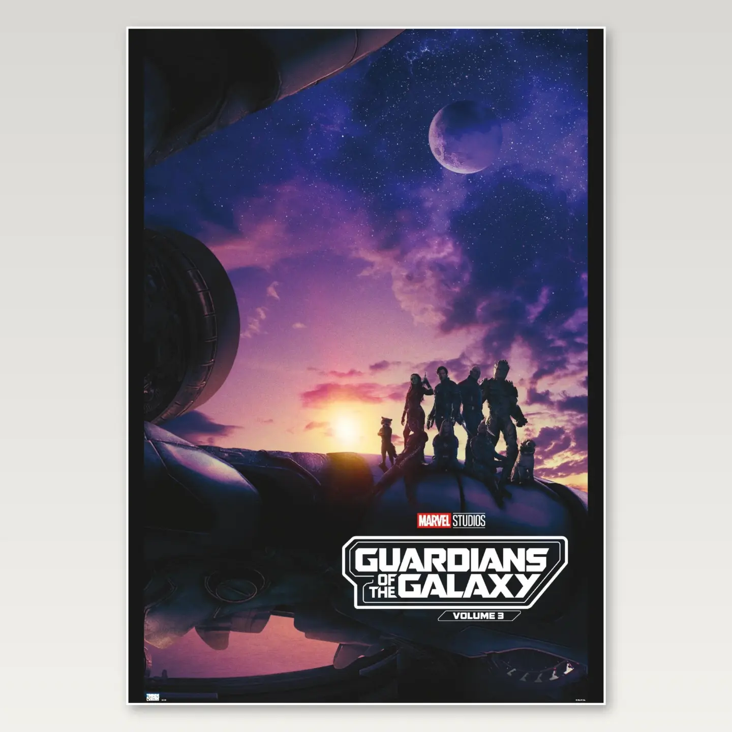 Guardians of the Galaxy Vol 3 A4 Poster mockup