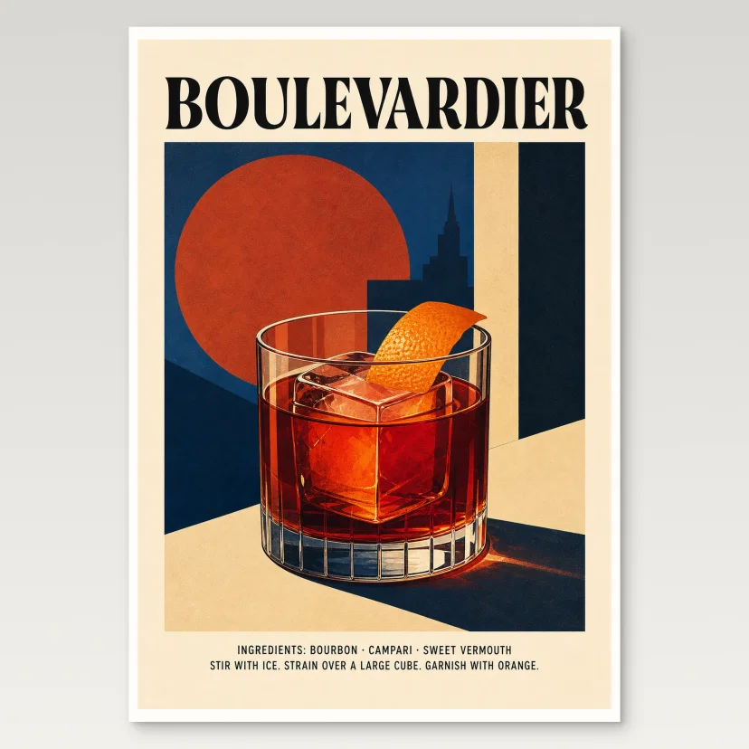 Boulevardier Poster