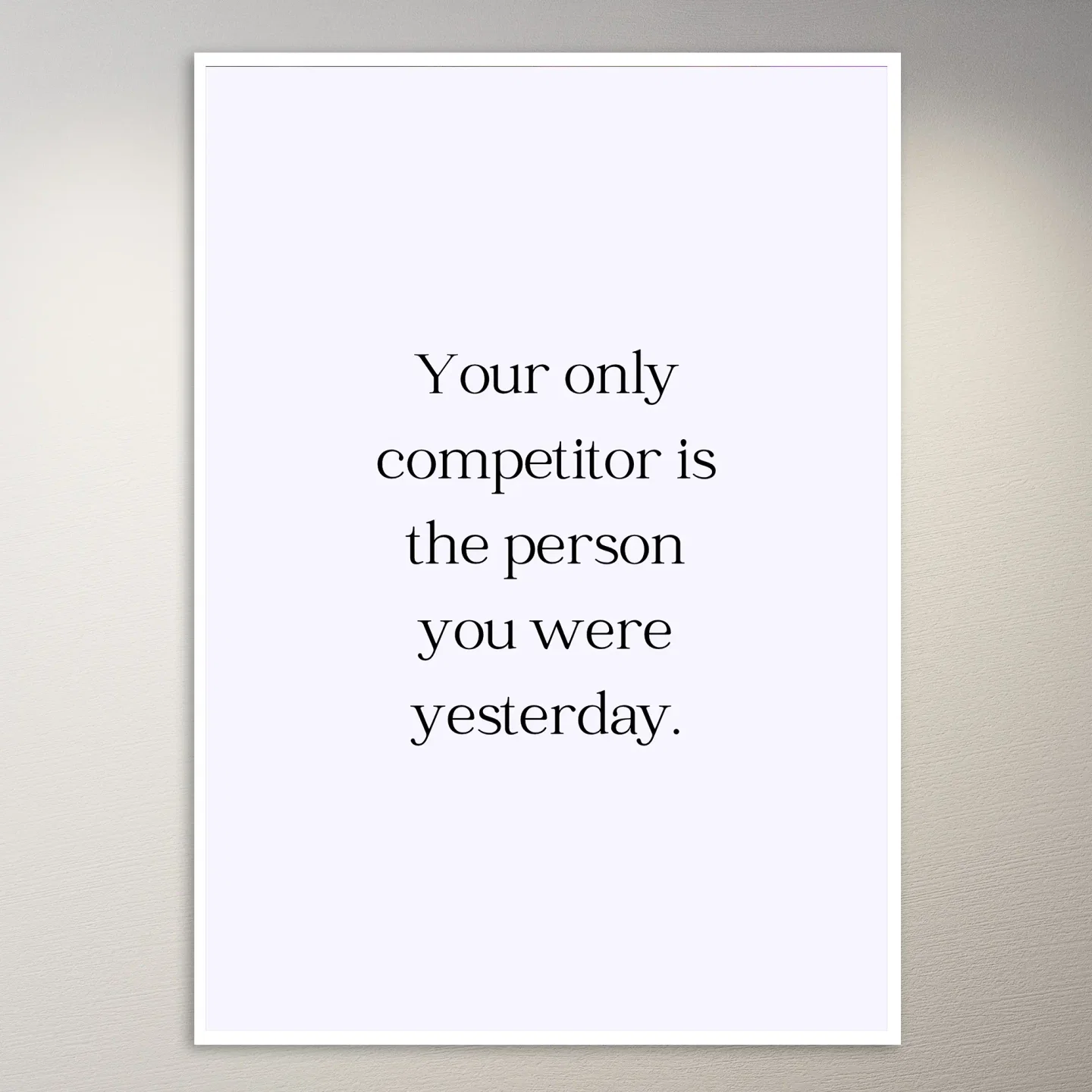 Motivational Quote Wall Poster