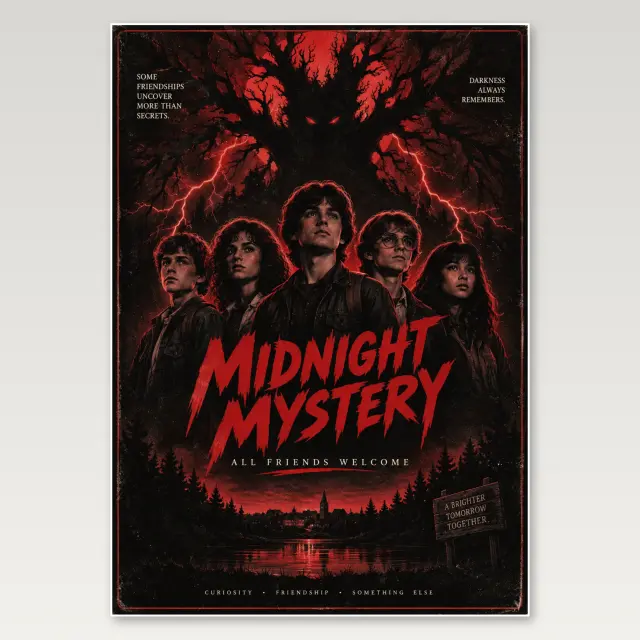 Midnight Mystery A4 Poster