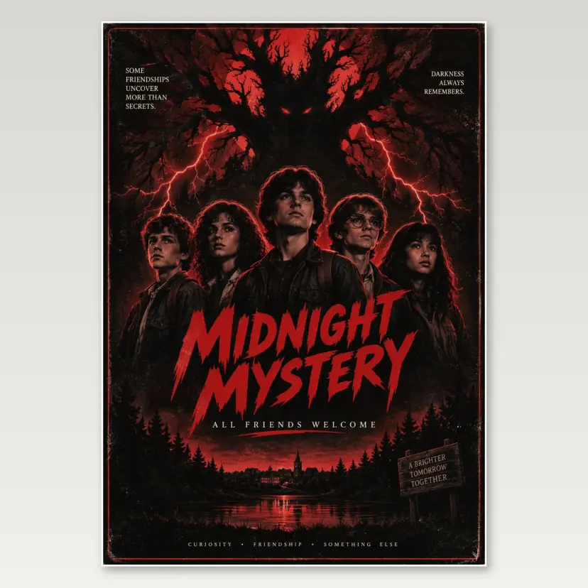 Midnight Mystery A4 Poster