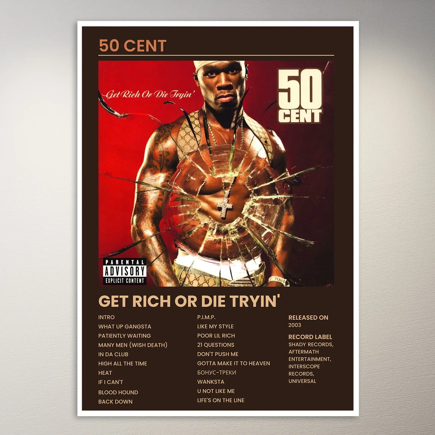 50 Cent Poster