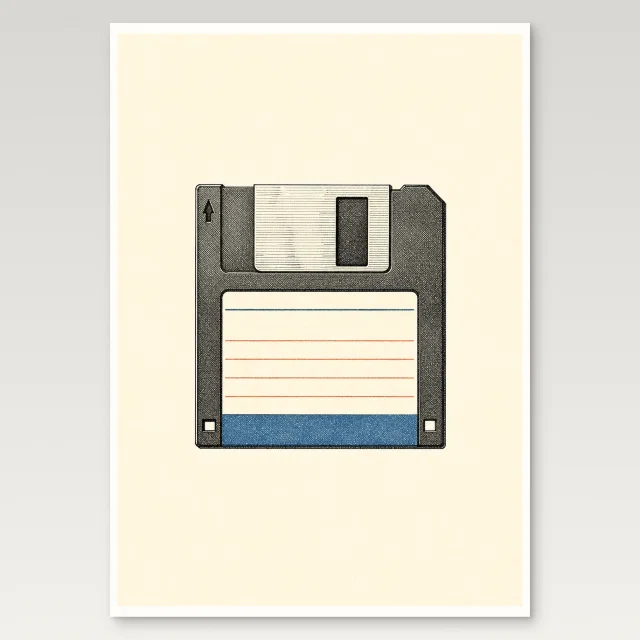 Floppy Disk Poster