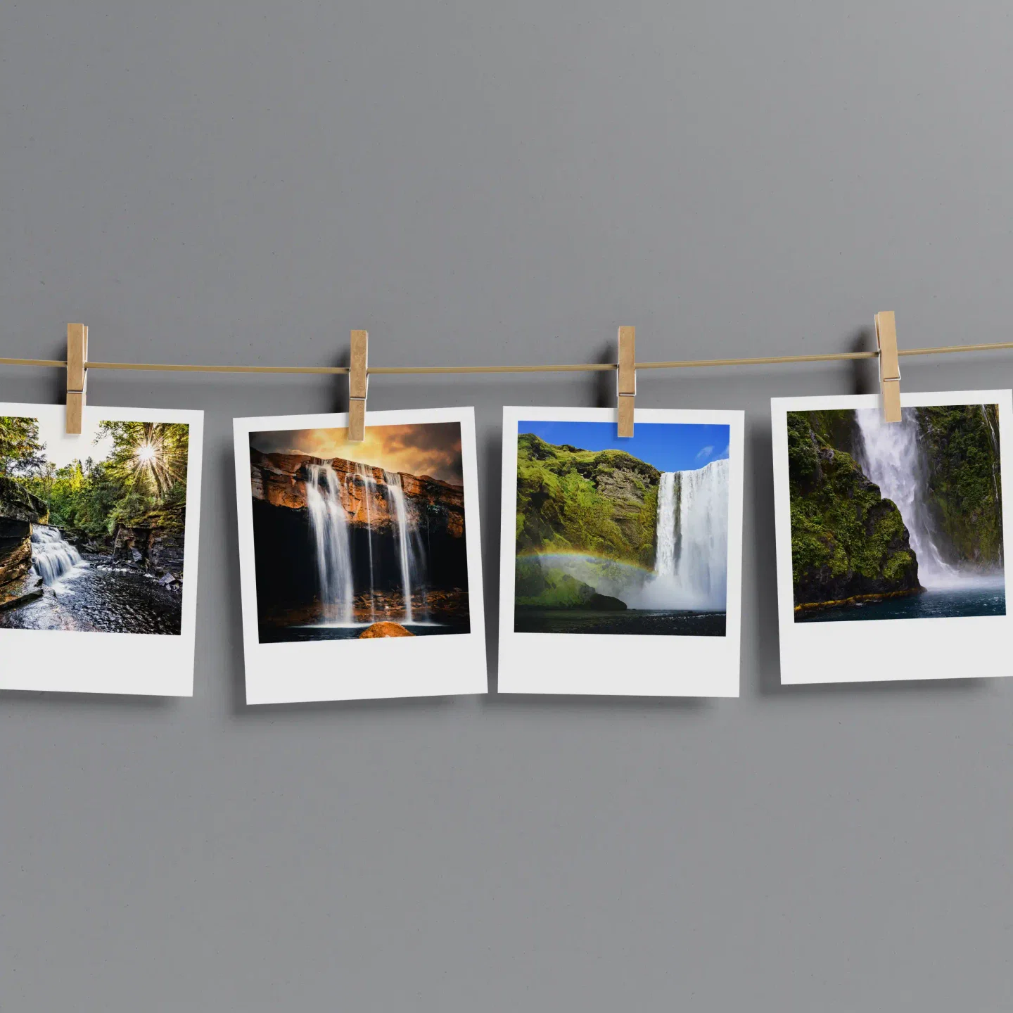 Waterfall Prints Set of 10