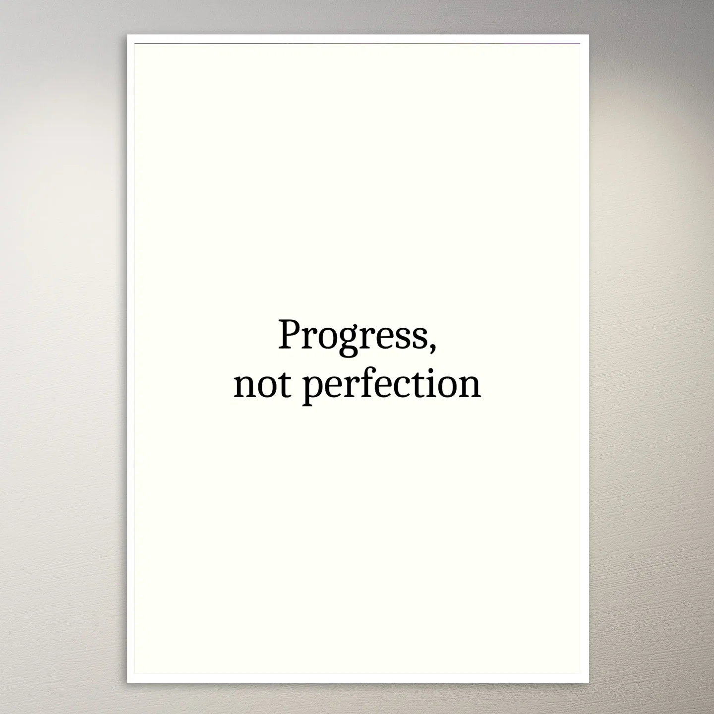 Motivational Quote Wall Poster